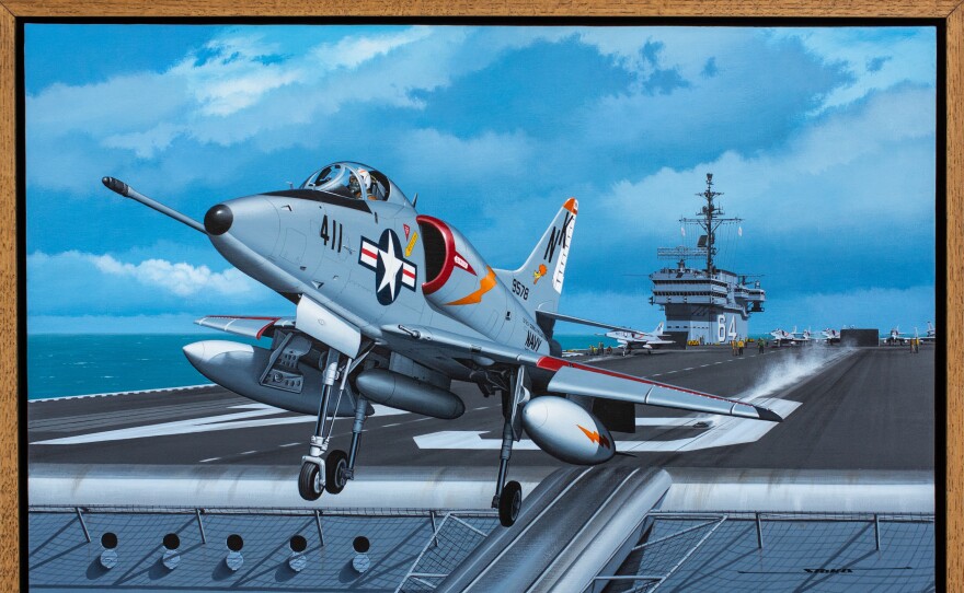 Navy fighter plane