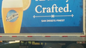 A Blue Moon truck drives on a San Diego street in this undated photo.