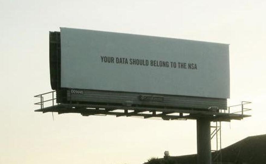 This ominous unsigned billboard was part of a campaign in San Francisco, New York and Los Angeles.