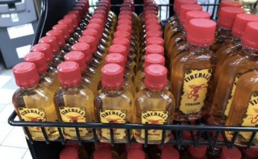 Smaller bottles of Fireball do not contain whiskey, but a blend of malt beverage, wine and additional flavors and colors. Customers are suing the company for fraud, alleging the packaging is misleading.