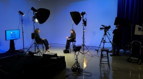 KPBS Evening Edition anchor Maya Trabulsi sits down with News Hour anchor Amna Nawaz for an interview on Sept. 12, 2025.