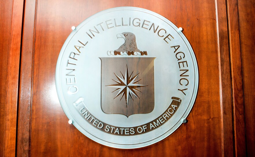 A seal at the CIA headquarters, photographed in February 2016. The alleged CIA documents reveal a hacking program that is very different from the one uncovered by Edward Snowden's NSA leak.