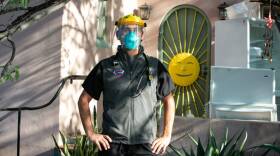 Dr. Bradly Dreifuss has been living in an Airbnb for months to ensure he doesn't bring the virus home to his wife and daughter.
