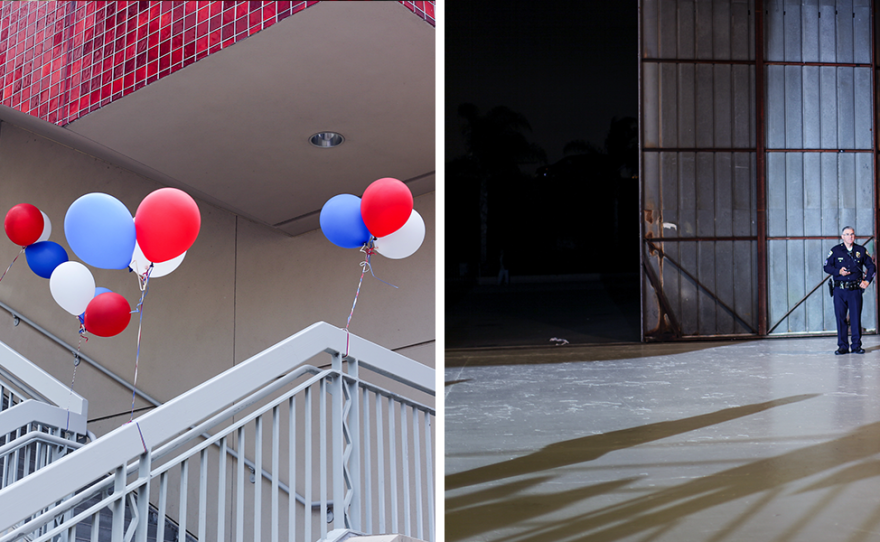 After the crowds disperse from Sanders' large-scale rallies, their scope and scale becomes all the more visible.