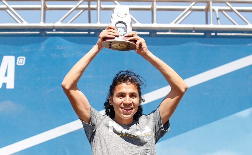 Luis Grijalva, a student at Northern Arizona University, has qualified to compete at the Tokyo Olympics and represent his home country of Guatemala. But as a DACA recipient he couldn't leave the United States without special permission.