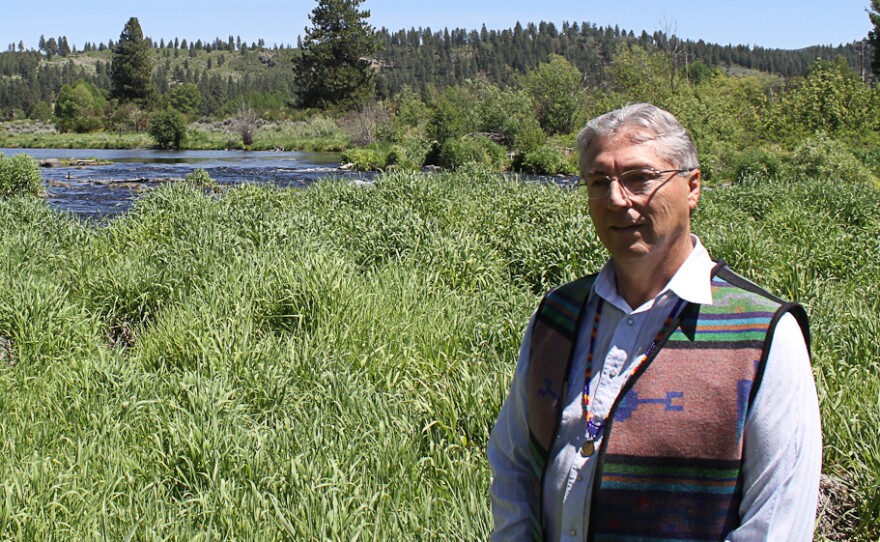 Don Gentry, chairman of the Klamath Tribes, says the tribes have not been able to fish for suckerfish for the last 27 years. "The condition of our fish is just so dire," he says.