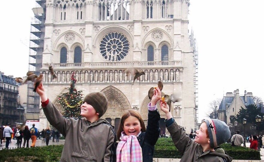 "Christmas time in 2004. We had spent the fall semester in Cambridge, England while my husband was on sabbatical. He's a professor at Calvin College. We found some last minute deals for the ferry from Dover to Calais and decided to spend a few days in Paris before our return to Grand Rapids."