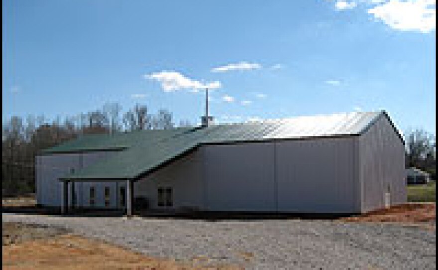 The new Galilee Baptist Church is located on highway 35 in the heart of Panola, Ala.  The two-story, barn-like building will include a library, a job training center and a health clinic.  Church members also plan to build a town hall and a fire station in Panola.