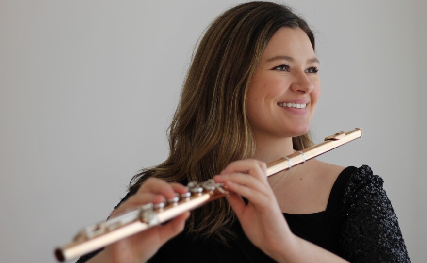 Alison Fierst, associate principal flute at the New York Philharmonic