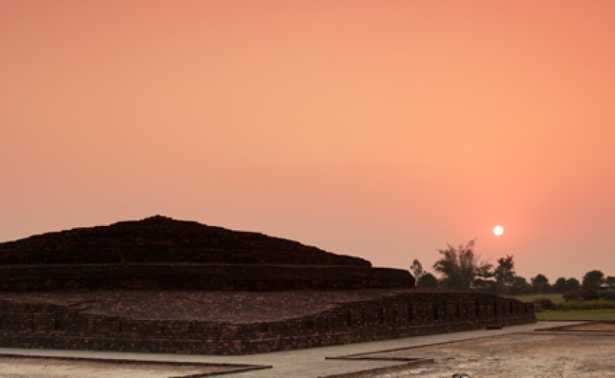 The Piprahwa Stupa, scene of William Peppe’s extraordinary 1898 discovery.