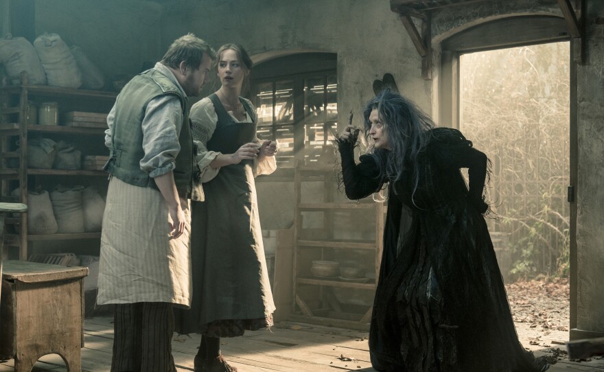 Emily Blunt stars alongside Meryl Streep and James Corden in Rob Marshall's new adaptation of <em>Into the Woods</em>.