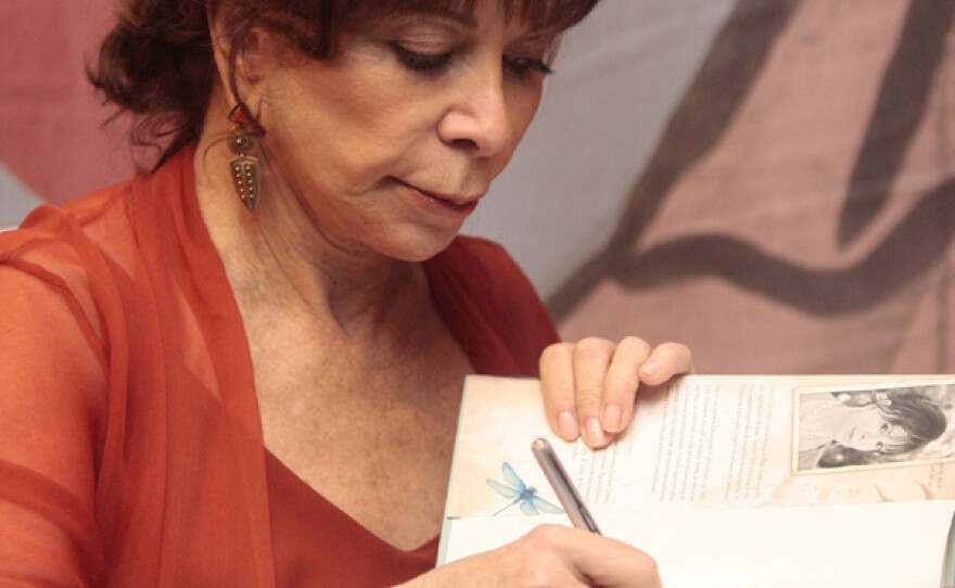 Chilean author Isabel Allende, who currently lives in California, was one of the many authors who came to speak at the fair. Her most recent novel is <em>Island Beneath the Sea</em>.