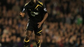 Fabrice Muamba of the Bolton Wanderers during last Saturday's game against Tottenham Hotspur in London, before his collapse. 
