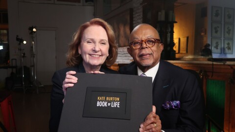 Kate Burton and Henry Louis Gates, Jr.