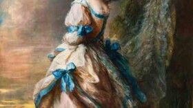A portrait of of the famous dancer Giovanna Baccelli by Sir Thomas Gainsborough, on view at the San Diego Museum of Art. 