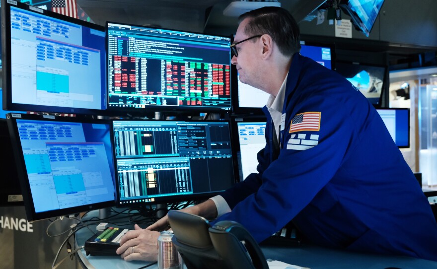 Traders work on the floor of the New York Stock Exchange (NYSE) on May 12, 2022 in New York City. Stocks and other markets have tumbled in recent weeks over economic fears.