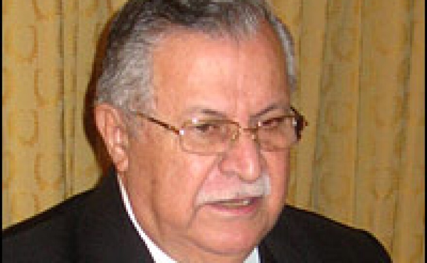 Iraqi President Jalal Talabani, during a recent visit to Washington, D.C.