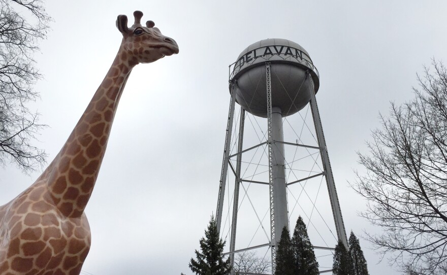 Delavan, Wis. is home to giant circus animal statues,that commemorate a quirky history as home to circus companies that needed a place to winter.