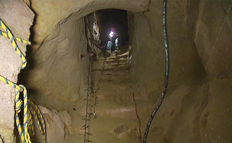 Host Ken Kramer visits the Kensington Caves, a network of tunnels and rooms beneath a house on the rim of an urban canyon in San Diego.
