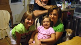 The Donnell family once earned twice as much as they do now per year, but they cut back -- by choice -- to focus on what mattered most to them. Clockwise are Gregg, Lola, Kelly and Isabel.