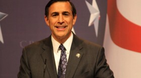 Rep. Darrell Issa speaking at the Conservative Political Action Conference.