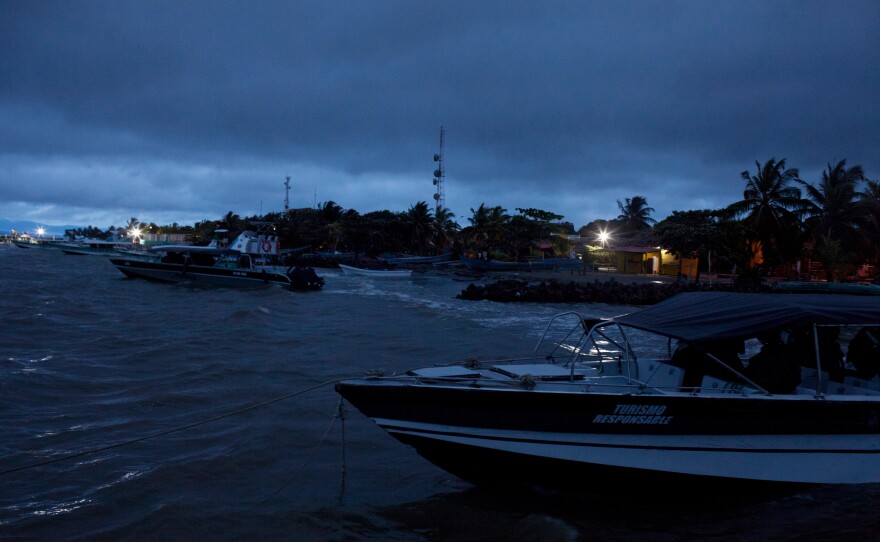 A view of Necoclí at dawn on a September morning.