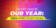 Graphic of "What Made Our Year" is shown here in this undated photo.