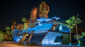 Photo of Avengers Campus at Disney California Adventure Park set released by Disneyland Resort, April 8, 2021.