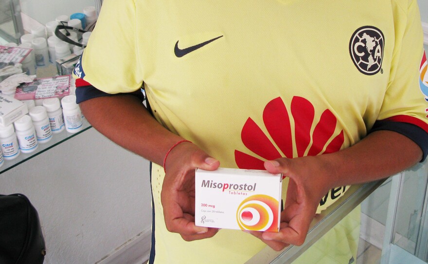 Luis Alberto de la Rosa says he sells lots of misoprostol, a drug used in abortions and in ulcer treatment, to women from Texas who come to his Miramar Pharmacy in Nuevo Progreso, Mexico.