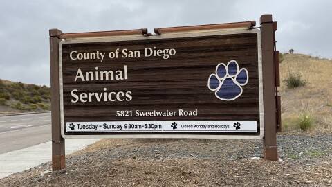 The San Diego County Animal Services facility in Bonita, shown in this photo from June 3, 2025. This facility houses dogs, cats and other animals who have been lost, abandoned or neglected. 