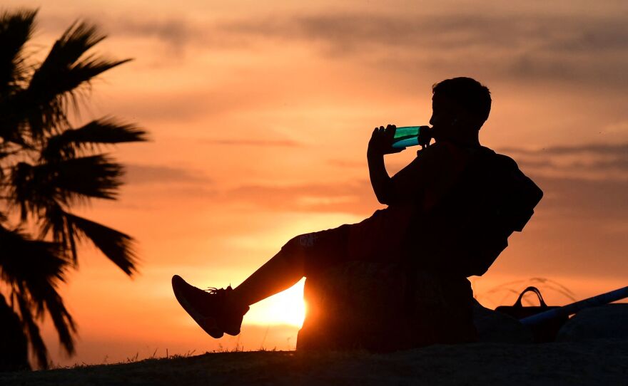 It's important to rest and hydrate if you are experiencing early symptoms of heat-related illness.