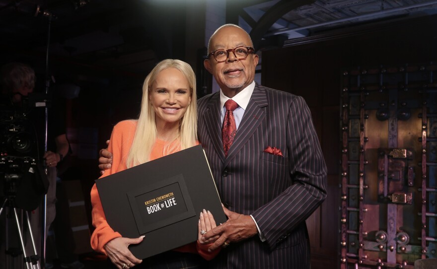 Kristin Chenoweth and Henry Louis Gates, Jr. on FINDING YOUR ROOTS
