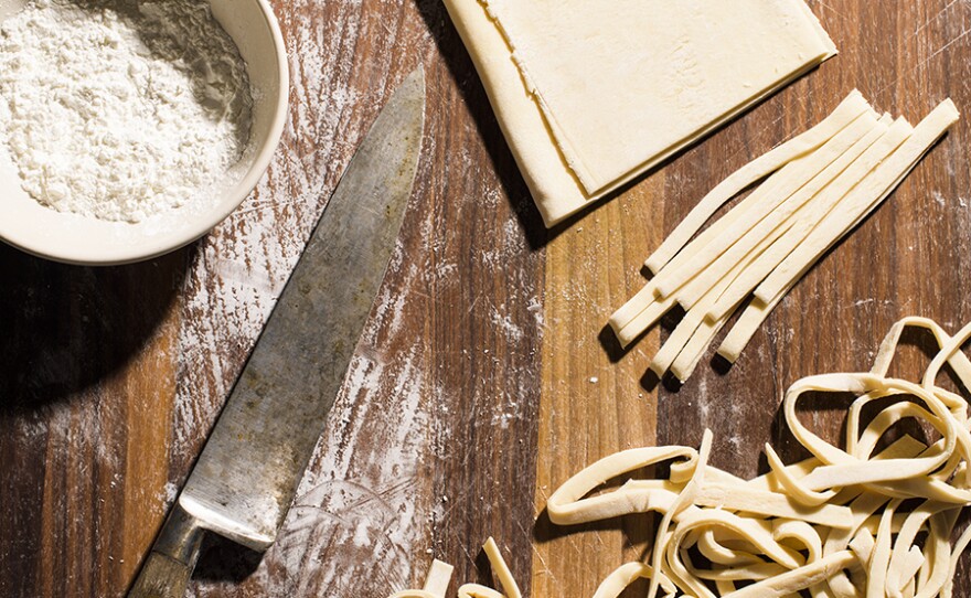 Homemade Udon Noodles