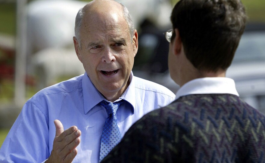 North Carolina GOP Chair Robin Hayes (shown in 2004) has been indicted on charges including wire fraud and bribery.