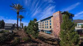 The east entrance to the hotel at Viejas Casino Resort in Alpine in this undated photo.
