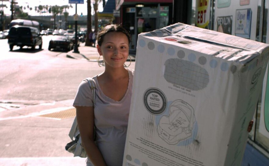 Ceci was fed up with her boyfriend and decided to buy a car seat on her own.