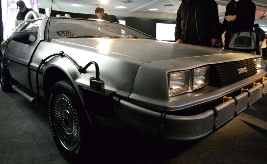 Cars like this DeLorean that was used in the 1980s sci-fi Back to the Future movies may be back on the roads next year.