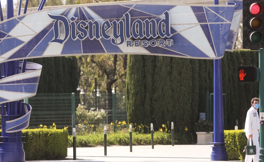 Disneyland and other California theme parks remain closed due to the coronavirus pandemic... even as theme parks in Florida have been open for months.