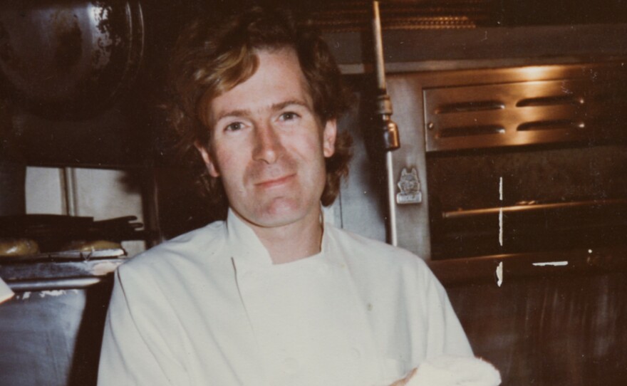 Jeremiah Tower in the kitchen at Chez Panisse, the landmark restaurant where, alongside Alice Waters, he helped shape modern American cuisine. When HR Haldeman, President Richard Nixon's former chief of staff and a key player in the Watergate cover-up, walked into the very Berkeley restaurant back in the '70s, a colorful scene ensued.