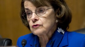 Sen. Dianne Feinstein, D-Calif questions Christopher Wylie during a hearing of the Senate Judiciary Committee on Cambridge Analytica at Capitol Hill, Wednesday, May 16, 201. 