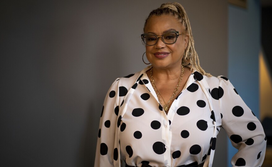 <em>Harriet </em>director Kasi Lemmons at NPR headquarters.