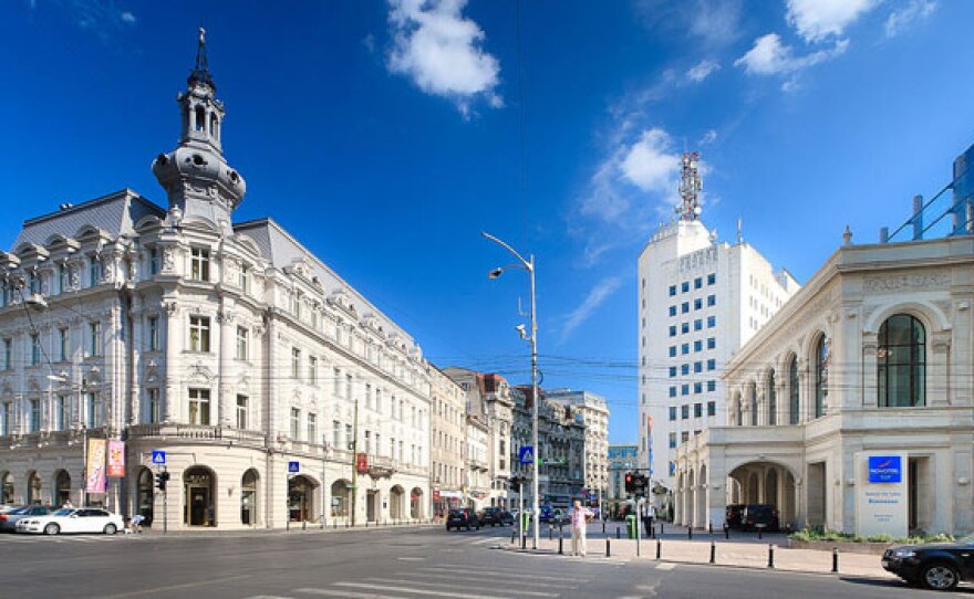 Hotel Continental on Calea Victoriei Avenue in Bucharest, Romania.