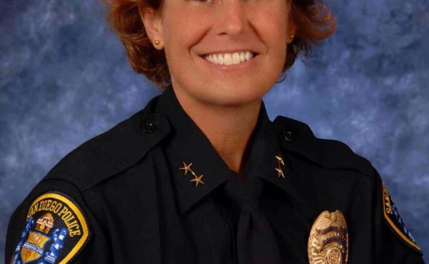 San Diego Assistant Police Chief Shelley Zimmerman was named as the next chief by Mayor-elect Kevin Faulconer on Feb. 26, 2014.