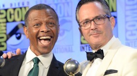 Phil LaMarr and Tom Lennon hosted the Eisner Awards at Comic-Con in 2022.