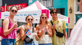 Scoop San Diego Ice Cream Festival Attendees with Paletas