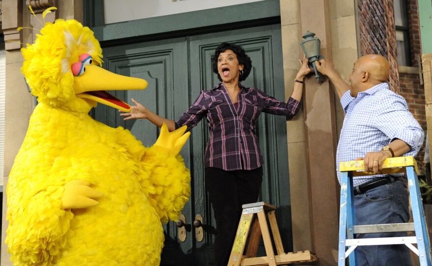Manzano says it was important to her to that<em> Sesame Street</em> looked like a street that kids growing up in a city could recognize: "Here was a moment, an hour, where there's order, where there's humor, where there's love in a place that looks like your home," she says.