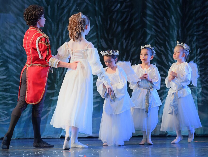 Dancers from San Diego Civic Youth Ballet perform in "The Nutcracker" in an undated photo.