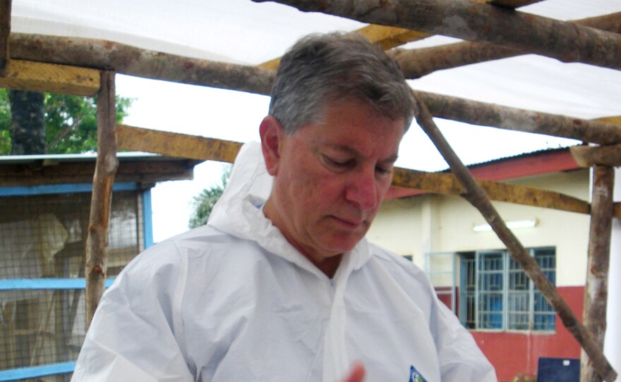 Dr. George Risi says of his Sierra Leone stint: "I've never seen that much concentrated death at any one time."