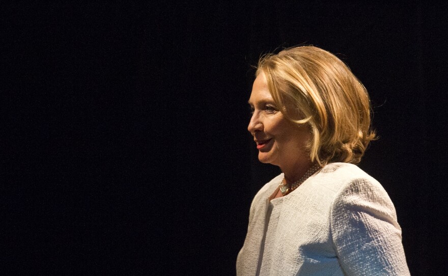 Former Secretary of State Hillary Clinton at the Kennedy Center, April 2, 2013.