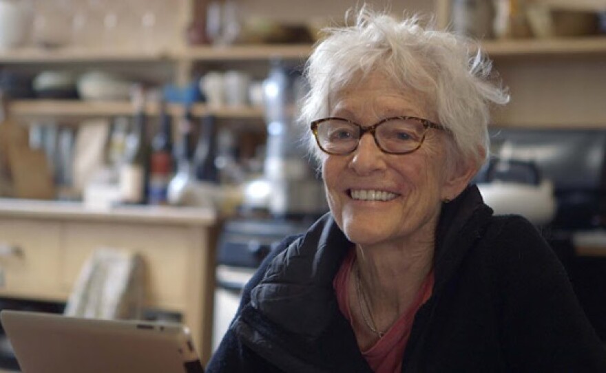 Joan Jonas at her home/studio in New York, New York.